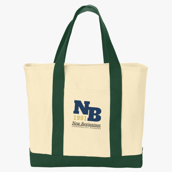 Ideal Twill Two Tone Shopping Tote Thumbnail